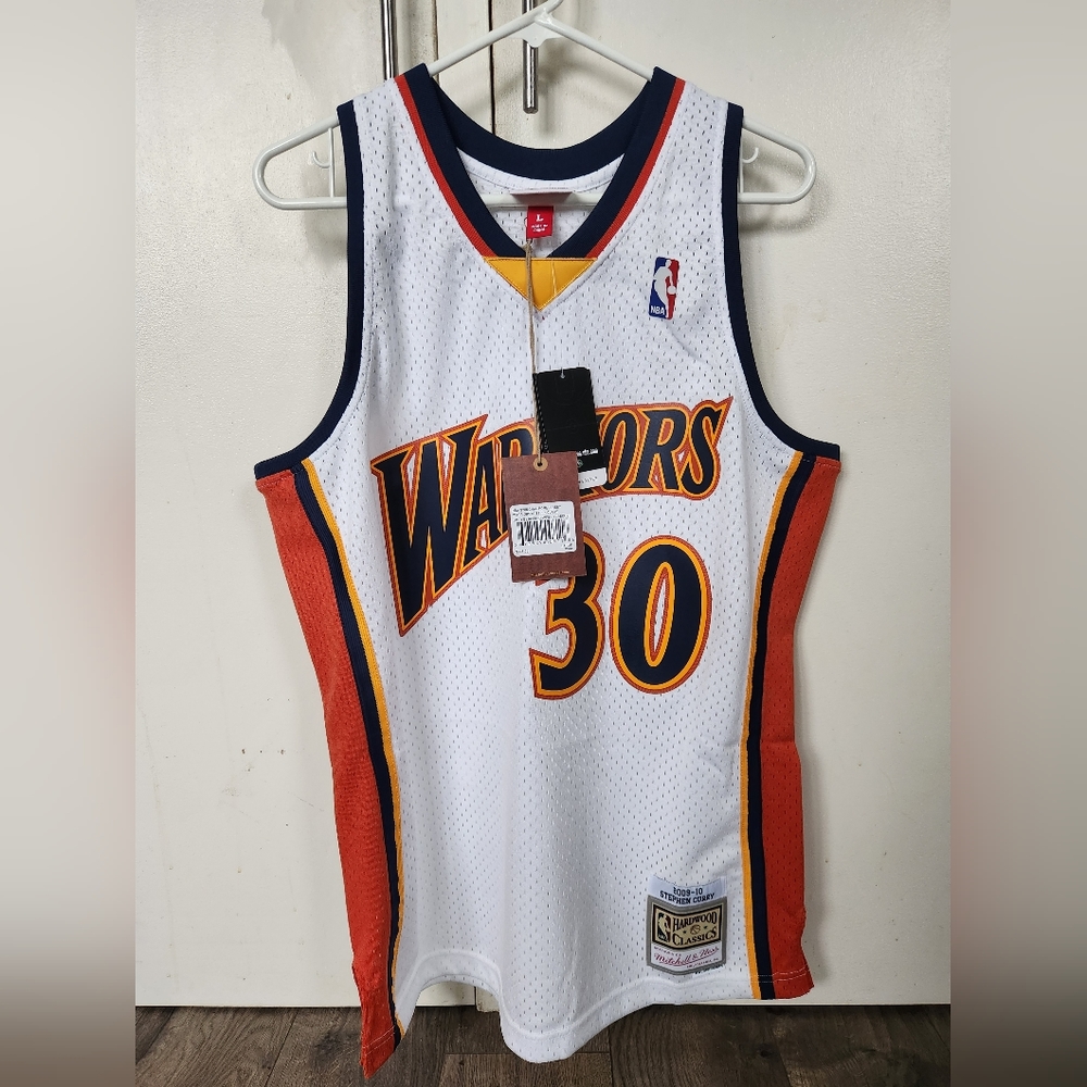 Steph Curry throwback jersey